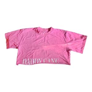 Call Her Daddy "daddy gang" crop top M